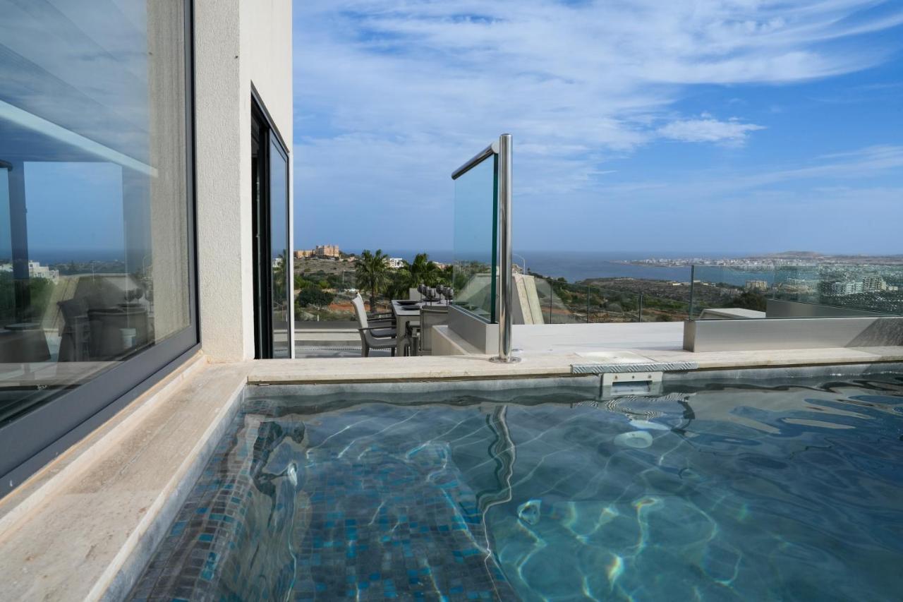 Lux Sea&Country Views With Pool Lejlighed Mellieħa Eksteriør billede